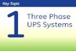Three Phase UPS Systems - Applied Power Group PDU.pdf · TLE MidPower Series, ... secure use of installation & maintenance ... prevents backwards installation. STEP 2: Electrical