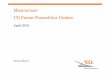 Masterclass: US Patent Formalities Updatecms.formalitiesofficers.nl/.../US_Patent_Formalities_Update.pdf · April 2015 Masterclass: ... Certificate of Correction Reissue (Broadening)