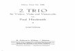 petruccilibrary.capetruccilibrary.ca/.../caimg/...hindemithstringtriono.2scoremusic.pdf · Edition Sóott No. 3506 2 TRIO für Violine, Viola und Violoncello von Paul Hindemith PARTITUR