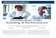 Certification Links Training & Performance · industrial (C&I) microbiology tests for the ... The PDA technical report No. 35, “A Proposed Training Model for the ... Pharmaceutical