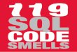 SMELLS - downloads.red-gate.comdownloads.red-gate.com/ebooks/SQL/sql-code-smells.pdf · Imagine having something like the classic ‘lint’ tools used for C, or better still, 