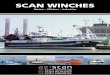 SCAN WINCHES · and one of these has been the anchor windlass here. The Anchor Winch is designed especially for a ship where space requirement