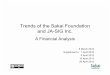 Trends of the Sakai Foundation and JA-SIG Inc. · Trends of the Sakai Foundation and JA-SIG Inc. ... The total number of members terminating was based on the report ﬁAbout Jasig