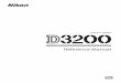 Nikon D3200 Manual D3200 Manual