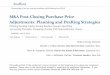 M&A Post-Closing Purchase Price Adjustments: …media.straffordpub.com/products/m-and-a-post-closing...M&A Post-Closing Purchase Price Adjustments: Planning and Drafting Strategies