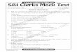 SBI ClerksMock Test - eenadupratibha.net · SBI ClerksMock Test No. of Questions: ... Core Inform Bureau (India) Limited 2) ... pressure on banking system