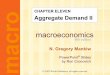 CHAPTER ELEVEN Aggregate Demand II macro - …cameron.edu/~abduls/econ5213/Pdf/ch11.pdf · macroeconomics fifth edition N ... Chapter 9 introduced the model of aggregate demand and