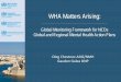 WHA Matters Arising - euro.who.int · WHA Matters Arising: Global Monitoring Framework for NCDs Global and Regional Mental Health Action Plans Oleg Chestnov ADG/NMH Gauden Galea DNP