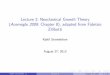 Lecture 2: Neoclassical Growth Theory Acemoglu 2009 ... · Lecture 2: Neoclassical Growth Theory (Acemoglu 2009, Chapter 8), adapted from Fabrizio Zilibotti Kjetil Storesletten 