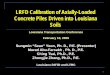 LRFD Calibration of Axially- Loaded Concrete Piles Driven ... Sean.pdf · LRFD Calibration of Axially- Loaded Concrete Piles Driven into Louisiana ... Stress Design Methodologies