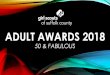 ADULT AWARDS 2018 - gssc.us on... · ADULT AWARDS 2018 50 & FABULOUS. ... Maryann Fletcher - SU#26 Karen Krause - SU#29. PRESIDENT’S CIRCLE AWARD ... Leila Horal -SU#40