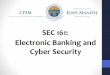 SEC 161: Electronic Banking and Cyber Security - tos.ohio…tos.ohio.gov/CPIM/Files/CourseDocuments/6943-CPIM_2018_SEC_161... · Ohio Strategic Analysis & Information Center Multi-State