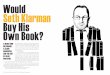 Would Seth Klarman Buy His Own Book? - SIIA Home · Would Seth Klarman Buy His Own Book? A HEDGE FUND ... is a duck breast but the physical ... investing is not being discussed here