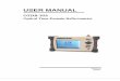 OTDR-30A User's Manual - ctcu.com.tw · Safety Terms Used in This Manual ... A. MAINTENANCE AND CALIBRATION ... User’s Manual for OTDR-30A - 1 - 1.General Information