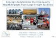 Concepts to Minimize the Community Health Impacts from Large Freight Facilities · 2018-02-12 · Concepts to Minimize the Community Health Impacts from Large Freight Facilities Long