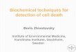 Biochemical techniques for detection of cell death - … documents... · Biochemical techniques for detection of cell death ... Measuring Apoptosis in Cell Culture: ... gel electrophoresis