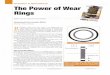 The Power of Wear Rings - Improving Machine …€¦ · Concentric rotor end view Flow velocity (v) ... 50 percent Of the API recommended minimum standard. ... 45 percent decrease