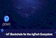 IoT Blockchain for the AgTech Ecosystem - … IoT Blockchain for the... · 5. Supply chain. As the industry works to standardize and fully institutionalize food safety and provenance,
