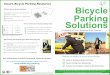 Secure Bicycle Parking Resources · PDF fileDiscover the Benefits of Secure Bicycle Parking: Good for Employee Health and Morale ... Bike parking graphics courtesy of David Baker +
