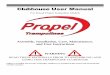 Clubhouse User Manual - propeltrampolines.com · Clubhouse User Manual For Round Propel Trampoline Models Assembly, Installation, Care, Maintenance, and User Instructions WARNING