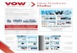 New Products Mailer - voweurope.com€¦ · product marketing materials to your customers ... The New Products Mailer is available as a VOWdigimailer - contact your VOW Account Manager