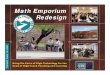Math Emporium Redesign - El Paso Community College · Math Emporium Redesign January 28, 2013. ... professional development ... workforce programs, ESL and continuing education