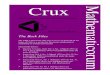 Crux - Canadian Mathematical Society · published under the name Crux Mathematicorum. M a t h e m a t i c o r u m. CRUX MATHEMATICORUM Volume 17#1 January /Janvier 