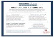 Health Law Certificate - Hamline University 1...  Health Law Certificate. ... should be cognizant