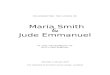 €¦ · Web viewcelebrating the union of. Maria Smith & Jude Emmanuel. in the sacrament of. holy matrimony. Saturday, 6 January 2018. The Cathedral of …