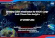 Emerging Cyber Infrastructure for NASA's Large … Aeronautics and Space Administration Emerging Cyber Infrastructure for NASA's Large-Scale Climate Data Analytics 24 October 2016