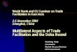 Multilateral Aspects of Trade Facilitation and the …siteresources.worldbank.org/INTRANETTRADE/Resources/WBI-Training/... · Multilateral Aspects of Trade Facilitation and the Doha