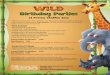 2018 Wild Birthday Packages web - Fresno Chaffee Zoo · Your party animal will have a WILD time with family, friends, and of course, a day with the animals! ... 2018 Wild Birthday