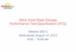 SNIA Solid State Storage Performance Test Specification (PTS) · SNIA Solid State Storage Performance Test Specification (PTS) ... Evolution over Time ... Calypso; SNIA; SSSI; FMS;