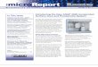 microReport - Micromeritics · THE microReport M ICROMERITICSI ... Accurate and reproducible surface area and porosimetry measurements are essential ... is indicated in the following