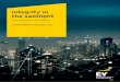 Integrity in the spotlight - legiscompliance.com.br · As the new global leader of EY’s Fraud Investigation & Dispute Services practice, I am delighted to share EY’s 15th Global