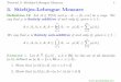 Tutorial 3: Stieltjes-Lebesgue Measure 1 3 ... - Probability · Tutorial 3: Stieltjes-Lebesgue Measure 3 4. Show that μ is ﬁnitely sub-additive. Exercise 4. Let F: R → R be a