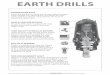 EARTH DRILLS - kinshofer.com€¦ · Shock LockTM Augers feature tooth holders which can take both earth and tungsten teeth. ... S5 700 700 / 27.55 700 / 27.55 1500 / 59.05