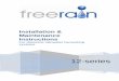 Installation & Maintenance Instructions - Freerain · installation overview ... 5. Freerain will provide on request example generic risk assessments and method 