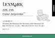 Lexmark Z25, Z35publications.lexmark.com/publications/pdfs/z25-z35/sc/scsetupb.pdf · Z25, Z35 Color Jetprinter™ Windows 98Windows MeWindows 2000Windows XP Mac OS 8.69.2 Mac OS