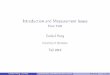 Introduction and Measurement Issues - Weeblycanhuihong.weebly.com/uploads/8/8/3/5/8835663/lec1_i_.pdf · Introduction and Measurement Issues Econ 3102 ... Chapter 1 - opicsT What