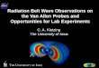 Radiation Belt Wave Observations on the Van Allen … · THE UNIVERSITY OF IOWA 1 Radiation Belt Wave Observations on the Van Allen Probes and . Opportunities for Lab Experiments
