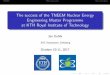 The success of the TNEEM Nuclear Energy …/KTH_Dufek.pdf · Courses on Mediasite Video Platform avaiable to students! SH2600 - Reactor Physics SH2604 - Generation IV Reactors SH2610
