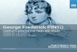 THE VIOLIN SONATAS OF GEORGE FREDERICK PINTO · In his actual achievement he is a worthy companion to Clementi, Dussek and Field.4 ... THE VIOLIN SONATAS OF GEORGE FREDERICK PINTO