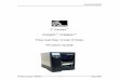 ZM400 ZM600 Product Guide - Nordic Printers · ZM400/ZM600 Product Guide - EMEA 1 May 2007 Z Series™ ZM400™ /ZM600™ Thermal Bar Code Printer Product Guide