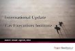 International Update Tax Executives Institute - Pepper … · International Update . Tax Executives Institute . Topics • Inversions - §7874 and merger mania • BEPS – what is