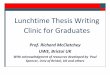 Lunchtime Thesis Writing Clinic for Graduates - .Lunchtime Thesis Writing ... PhD : an uncommon guide