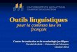 pour la common law en français - cttj.ca ·  (français) Autres glossaires normalisés ... Meertens, Guide anglais-français de la traduction PE 1498 M495 