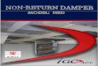 NON-RETURN DAMPER - IGC Aire · NON-RETURN DAMPER DESIGN & CONSTRUCTION FEATURES Description NRD-Non return/pressure relief dampers are designed for use in …