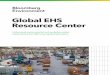 Global EHS Resource Center - BNA€¦ · companies must have a well-developed ... Global EHS Resource Center. ... Update emails Optional monthly emails for each