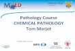 PathologyCourse CHEMICAL)PATHOLOGY) Tom Marjot) · Receptor’resistance’to’parathyroid’hormone’ pseudo hypoparathyroidism ... D. Xanthine ’ E. Urate’ A 